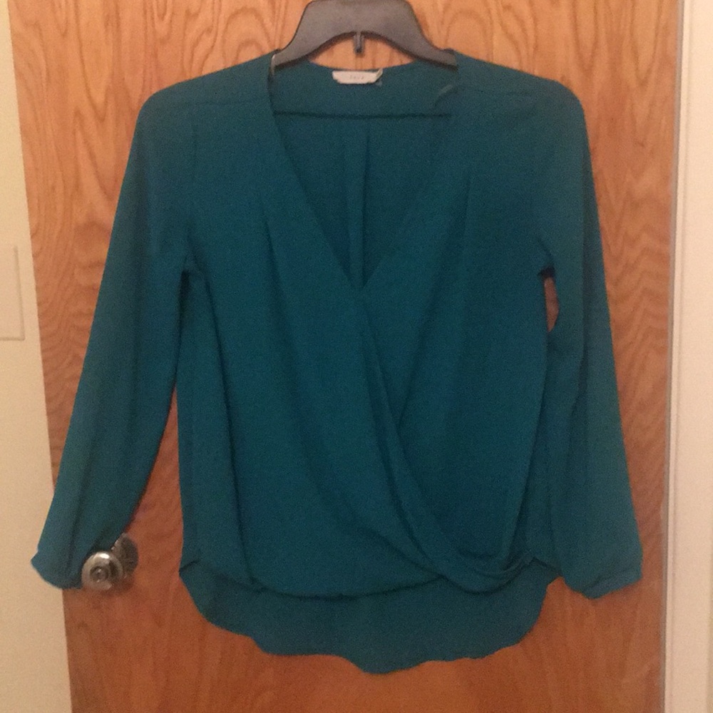 Teal dress shirt